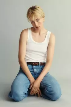 Джинсы ботфортного кроя H&M, синий