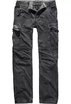 Джинсы Brandit Regular Cargo Jeans Rocky Star, черный деним