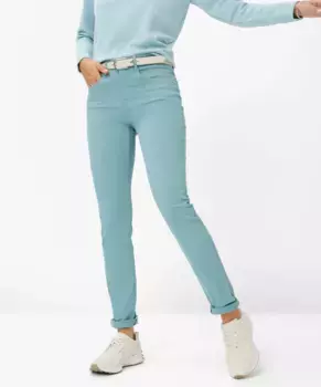 Джинсы Brax с 5 карманами "Стиль CAROLA", зеленый