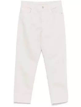 Джинсы Brunello Cucinelli зауженные книзу, серый