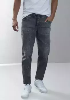 Джинсы Buffalo без застежек, спортивные брюки на резинке, лунного цвета, цвет Schwarz-Moonwashed