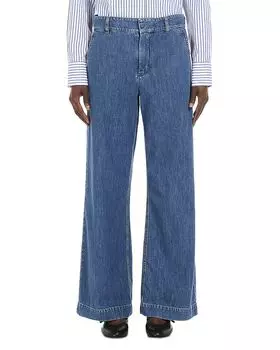 Джинсы Buono Wide Leg в цвете Ultramarine Max Mara, синий