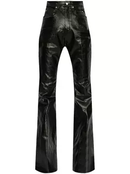 Джинсы-буткат Рика Оуэнса Rick Owens, черный