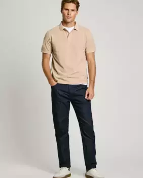 Джинсы Byron мужские прямого кроя с эффектом стирки Pepe Jeans, синий