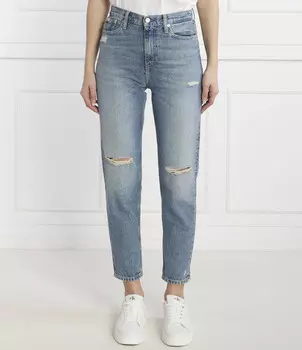Джинсы CALVIN KLEIN JEANS MOM JEAN Mom Fit, синий