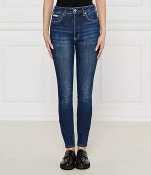 Джинсы CALVIN KLEIN JEANS Skinny fit high rise, синий