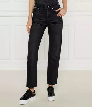Джинсы CALVIN KLEIN JEANS Straight fit, черный