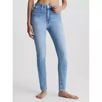Джинсы Calvin Klein Super Skinny Ankle Fit high waist, синий