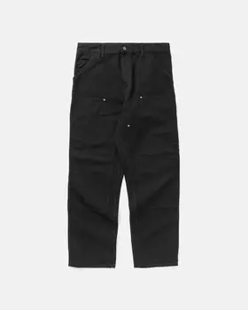 Джинсы Carhartt Wip Double Knee Pant, цвет black rinsed