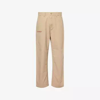 Джинсы Carhartt Wip с графическим принтом, коричневый