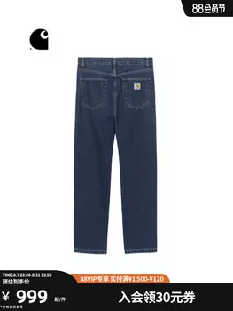 Джинсы Carhartt WIP с карманами, синий