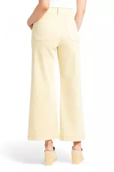 Джинсы Carly Wide Leg цвета ванильный сахар Paige