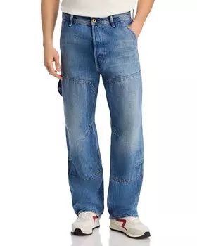 Джинсы Carpenter 3D Loose Fit в потертом винтажном стиле Artisan G-STAR RAW, синий