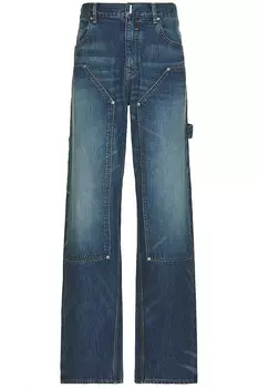 Джинсы Carpenter с заклепками Givenchy, синий
