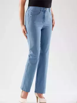 Джинсы Casual Looks с эластичной талией (1 шт.), цвет Blue-Bleached