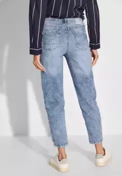 Джинсы Cecil свободного кроя, длина 7/8, цвет Light Blue Wash