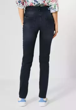 Джинсы Cecil узкого кроя, цвет Blue/Black Used Wash