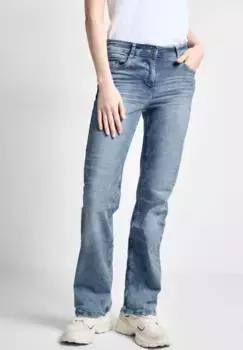 Джинсы Cecil узкого кроя "Style Toronto", модель с 5 карманами, цвет Authentic Used Wash