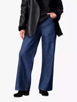 Джинсы Celtic & Co. Mid Rise Wide Leg, цвет indigo mid wash