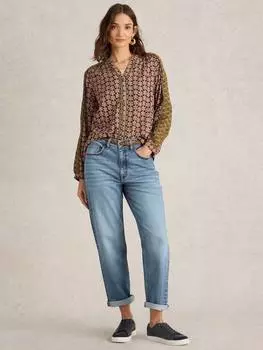 Джинсы charlie средней посадки White Stuff, синий