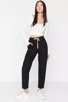 Джинсы - Черный - Мама Trendyol, черный