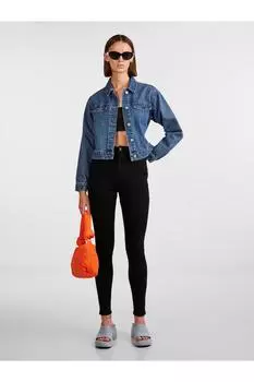 Джинсы - Черный - Скинни PIECES, черный