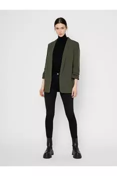 Джинсы - Черный - Скинни PIECES, черный