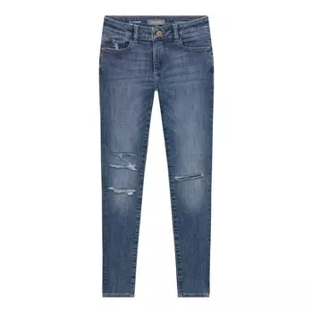 Джинсы Chloe Nebulous с потертостями DL1961, синий