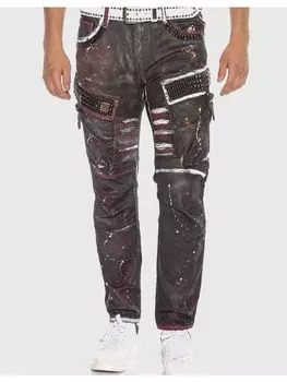 Джинсы Cipo & Baxx, бордовый