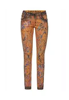 Джинсы Cipo & Baxx, оранжевый