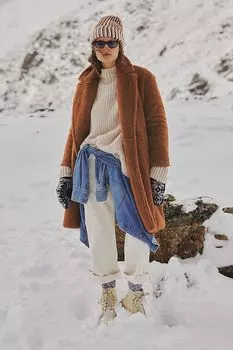 Джинсы Citizens of Humanity Gaucho с высокой посадкой и широкими штанинами, цвет marzipan