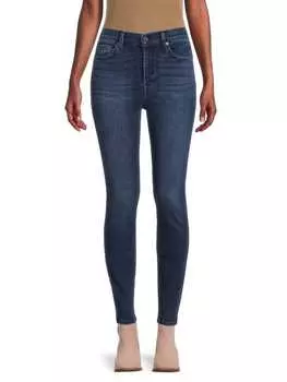 Джинсы Cкинни 7 For All Mankind Gwenevere Horizon с высокой посадкой
