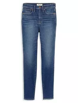 Джинсы Cкинни до Щиколотки Madewell Winston с высокой посадкой, wash blue