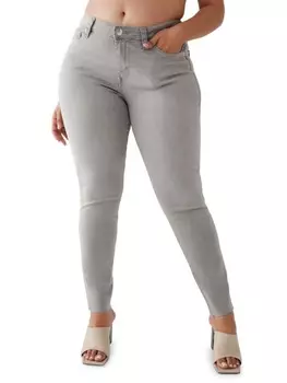 Джинсы - Cкинни True Religion Jennie со средней посадкой, light wash