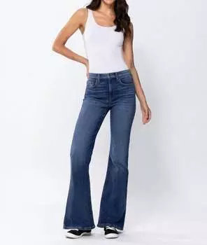 Джинсы Classic Flare средней потертости sneak peek, цвет medium wash