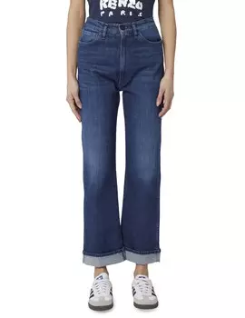 Джинсы Claudia с экстремально завышенной талией 3X1, синий