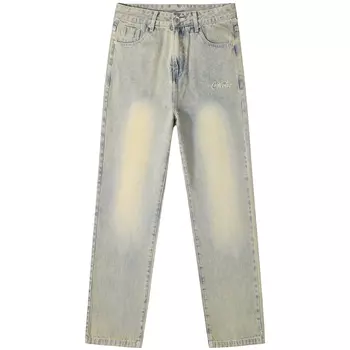 Джинсы Coca Cola унисекс Coca-Cola, Yellow Green (Fleece-Lined)