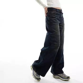 Джинсы Collusion x017 Low Rise Super Baggy, синий