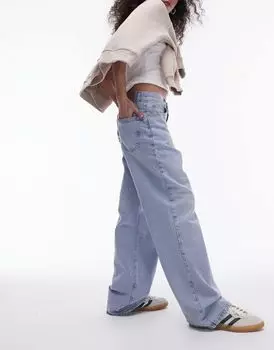 Джинсы Column со средней посадкой Topshop