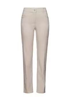 Джинсы Cora, пятикарманные, стандартного кроя, женские ANGELS, песочный