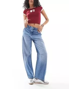 Джинсы Cotton On barrel leg в цвете «морская вода» Cotton:On