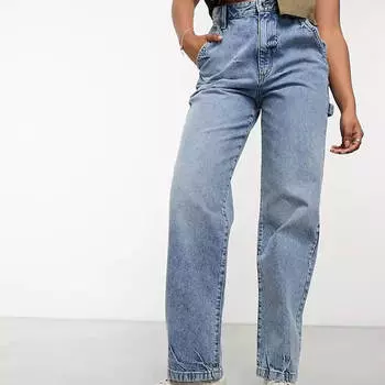 Джинсы Cotton:On Wide Leg Carpenter, голубой
