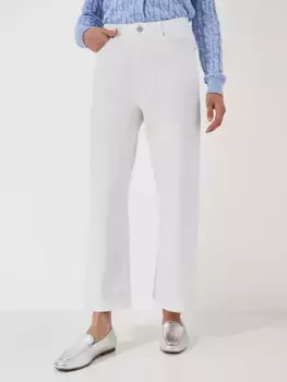 Джинсы Crew Clothing Wide Leg Cropped, белый
