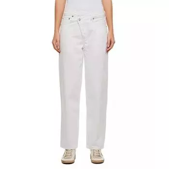 Джинсы criss cross regular denim pants Agolde, белый