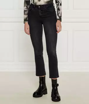 Джинсы Cropped fit Liu Jo, черный