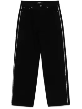 Джинсы Crystal Stripe AMIRI, черный