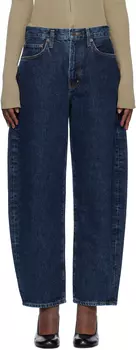 Джинсы цвета индиго Balloon AGOLDE