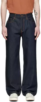 Джинсы цвета индиго из туфа Tony Nudie Jeans