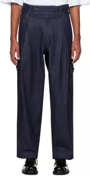 Джинсы цвета индиго «Партизан» ABAGA VELLI