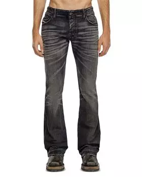 Джинсы D Backler Bootleg из черного денима Diesel, черный